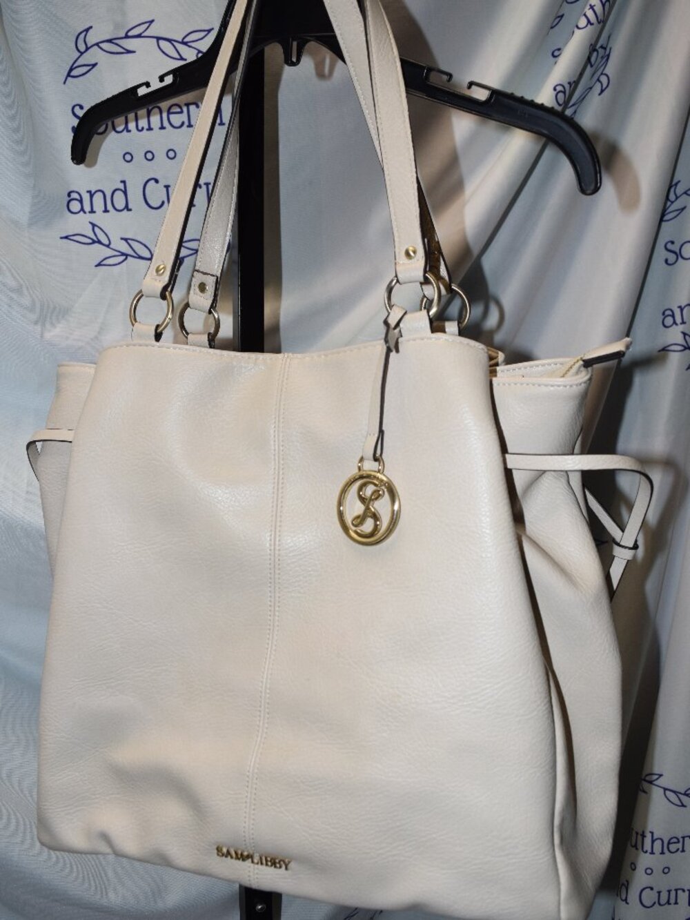 Sam & Libby Off-White Large Purse